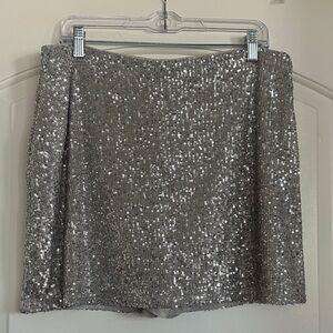 A&F Sequin Skort